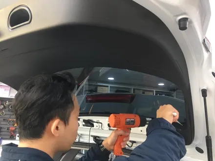 영등포 자동차썬팅/ 코나 신차패키지 검수+썬팅+블랙박스+언더코팅 시공/ 만도M80전체시공+아이나비 Z300장착 / 영등포구 문래동