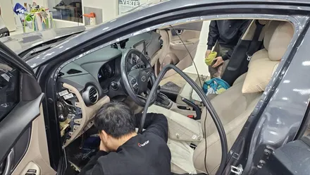 영등포에서 블랙박스 교체설치 받기- 블랙박스 후방카메라 고장으로 블박교체설치(파인뷰LXQ500) / 서울 양천, 구로, 강서, 영등포, 부천