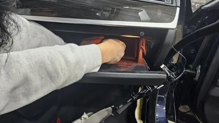 수입차 하이패스) BMW528i 하이패스 설치 (매립형 RF타입) / 서울 양천, 구로, 강서, 영등포, 부천