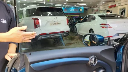 영등포, 여의도 썬팅 재시공) BMW미니쿠페 컨버터블 썬팅 재시공- 컨버터블 어항썬팅 (루마버텍스 50%35%) / 서울 양천, 구로, 강서, 영등포, 부천