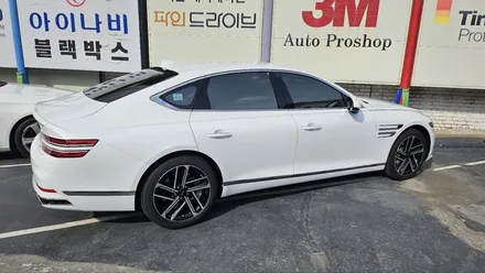 영등포 후퍼옵틱) 제네시스 G80 화이트 바디에 찰떡 필름!(진짜 좋은 성능의 썬팅 필름을 고르는 방법) / 서울 양천, 구로, 강서, 영등포, 부천