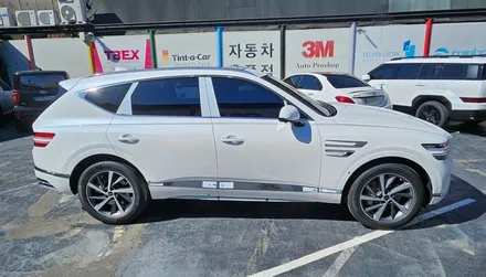 영등포 파노라마 대리점) 생고뱅 파노라마 고급반사틴팅 (블랙반사) 제네시스 GV80 시공기 / 영등포구 문래동