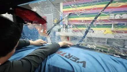 영등포 전면유리썬팅) 지프 그랜드체로키 중고차 구입후 전면썬팅해서 태양열 보호받자! / 서울 양천, 구로, 강서, 영등포, 부천