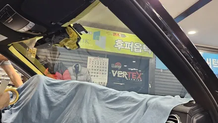 영등포 후퍼옵틱 문래점) S클래스 프/나/세 썬팅 재시공 (조금더 편안한 농도로 재시공) / 영등포구 문래동