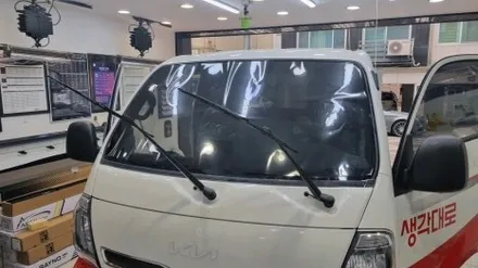 봉고 3  DUB썬팅 TH7000 +블랙박스+하이패스 시공 / 서울 서초구