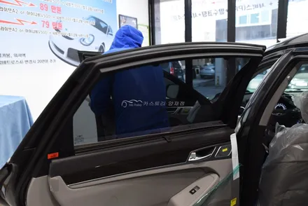 3M오토필름전문샵 제네시스G80썬팅시공기 제네시스G80 3M썬팅시공 제네시스G80블랙박스장착 / 서울 서초구