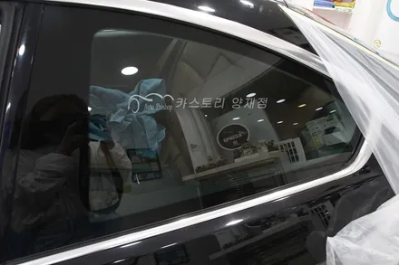BMW3시리즈 쿠페 썬팅 시공기 레이노썬팅  기존썬팅 제거 후 재시공 수입차썬팅 / 서울 서초구