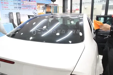 벤츠측후면썬팅 벤츠썬팅필름제거 레이노썬팅 S9 / 서울 서초구
