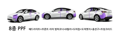 테슬라Y with 레이노S9 차량완벽보호 PPF 필요할까? 전체썬팅 및 프렁크 외 PPF8종 / 서울 서초구
