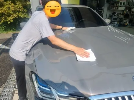 양재 G80 BMW 사고차량 대물접수 유리막코팅 보험처리(1) / 서울 서초구