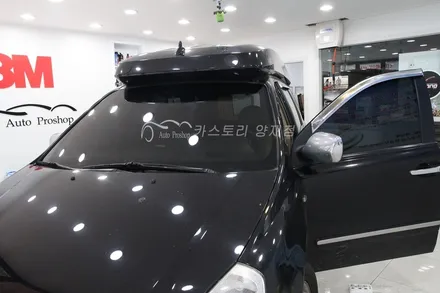 그랜드카니발썬팅 시공기 그랜드카니발레이노썬팅 그랜드카니발전면썬팅 그랜드카니발기존썬팅필름제거 / 서울 서초구