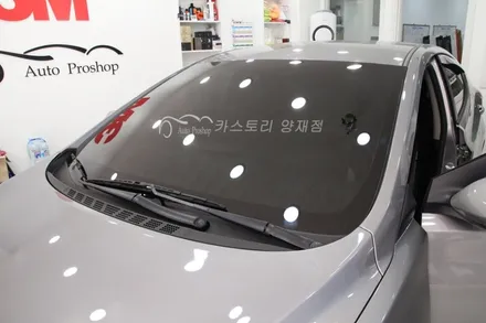 양재신차패키지 아반떼썬팅 시공기 아반떼전면썬팅 아벤떼레이노썬팅 레이노S7 아반떼썬팅잘하는곳 / 서울 서초구