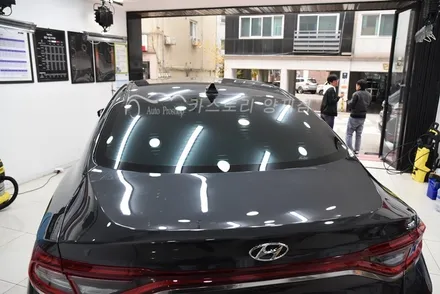 그랜져IG썬팅 레이노썬팅필름 크로마시리즈 R9 아이나비QXD1500블랙박스 장착 레이노양재점 / 서울 서초구