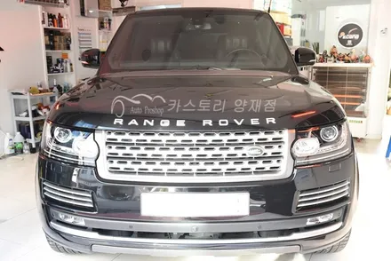 레인지로버 보그 썬팅 시공기 레이노 S5 전면썬팅 35%수입차썬팅 자외선차단전면썬팅 / 서울 서초구
