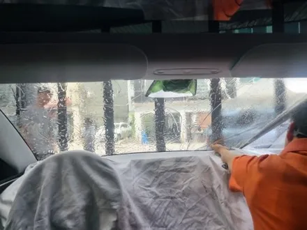 테슬라3 하이랜드 with 3M 크리스탈 작업난이도 최상위 필름으로 최상의 결과물을 만들어낸 양재 이영민썬팅 / 서울 서초구