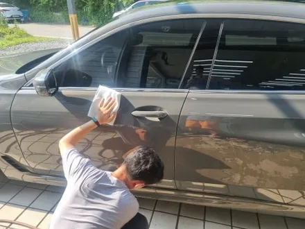양재 G80 BMW 사고차량 대물접수 유리막코팅 보험처리(1) / 서울 서초구