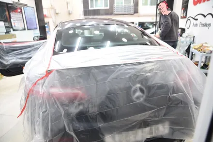 [카스토리] 메르세데스 벤츠 E53 AMG 윈코스 C90 전면+썬루프 30% 윈코스 C901열+2열+후면 10% / 서울 서초구
