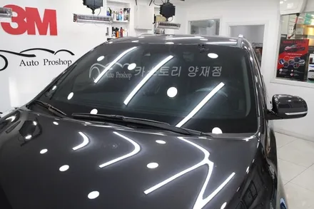 카니발썬팅 레이노썬팅 S9 S7 파인드라이브LX 블랙박스 장착 / 서울 서초구