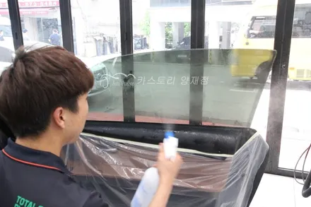BMW3시리즈 쿠페 썬팅 시공기 레이노썬팅  기존썬팅 제거 후 재시공 수입차썬팅 / 서울 서초구
