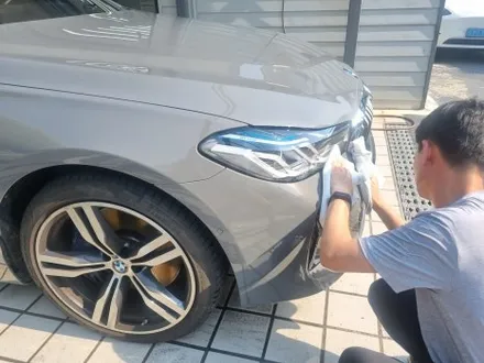 양재 G80 BMW 사고차량 대물접수 유리막코팅 보험처리(1) / 서울 서초구