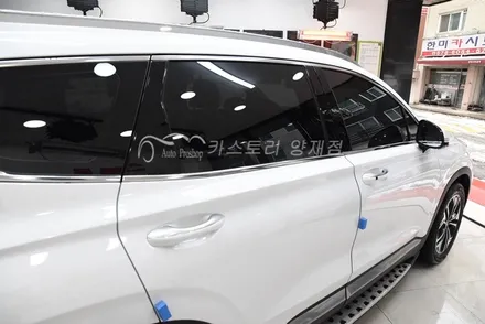 싼타페TM시공기 레이노썬팅필름 S9 선명한 썬팅 프라이버시보호썬팅 / 서울 서초구