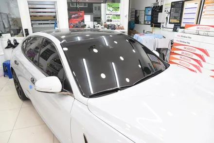 [카스토리]제네시스 G70 레이노 S9 35%전면 썬팅시공기 / 서울 서초구