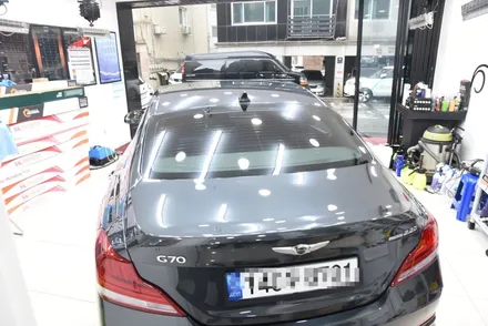 [카스토리]제네시스 G70 썬팅& 유리막 시공 / 서울 서초구