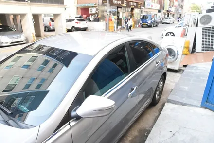 [카스토리]쏘나타 레이노 썬팅 시공기 기본변색필름제거 / 서울 서초구