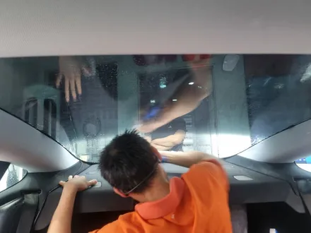 테슬라3 하이랜드 with 3M 크리스탈 작업난이도 최상위 필름으로 최상의 결과물을 만들어낸 양재 이영민썬팅 / 서울 서초구