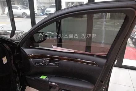 벤츠썬팅 벤츠레이노썬팅 S9으로 전면유리 측후면유리 모두! / 서울 서초구