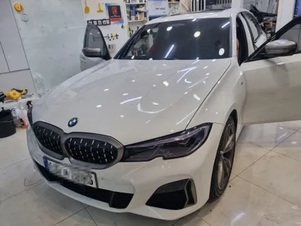 서초 BMW3 마디코 그레이 썬팅 블랙박스에 보조배터리 설치가 꼭 필요할까 / 서울 서초구