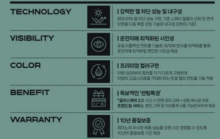 양재 싼타페 레이노 크로마9 반사썬팅 시공 무엇이 중요할까 / 서울 서초구