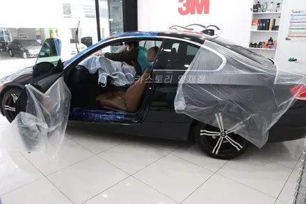 BMW3시리즈 쿠페 썬팅 시공기 레이노썬팅  기존썬팅 제거 후 재시공 수입차썬팅 / 서울 서초구