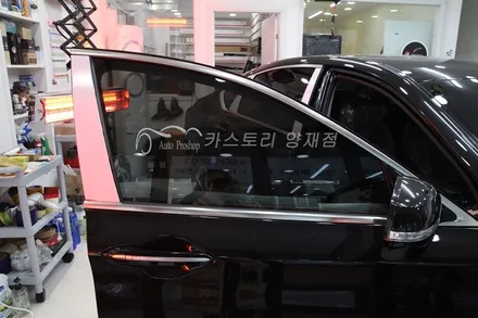 G80레이노썬팅 아이나비V900 블랙박스 장착 업그레이드 / 서울 서초구