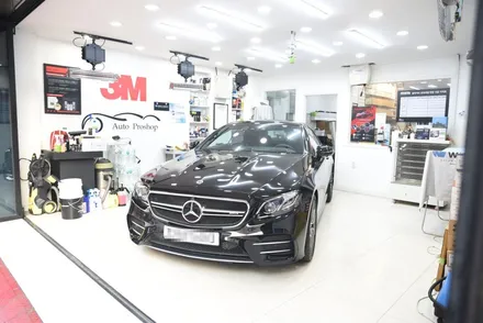 [카스토리] 메르세데스 벤츠 E53 AMG 윈코스 C90 전면+썬루프 30% 윈코스 C901열+2열+후면 10% / 서울 서초구