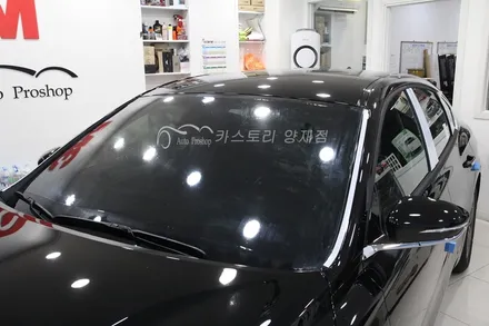 그랜저IG 썬팅 시공기 그랜저IG신차패키지 그랜저IG레이노썬팅 아이나비 V700블랙박스 / 서울 서초구