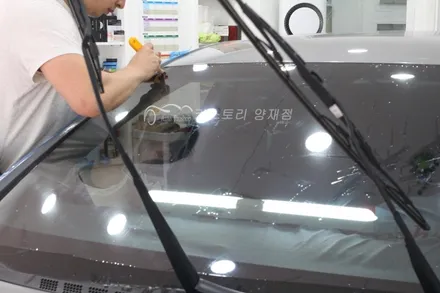 양재신차패키지 아반떼썬팅 시공기 아반떼전면썬팅 아벤떼레이노썬팅 레이노S7 아반떼썬팅잘하는곳 / 서울 서초구