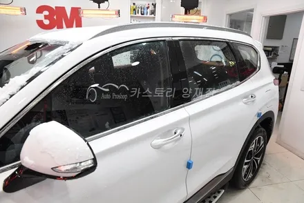 싼타페TM시공기 레이노썬팅필름 S9 선명한 썬팅 프라이버시보호썬팅 / 서울 서초구