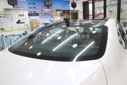 그랜저IG 신차패키지 시공기 레이노썬팅 QXD1000알파 블랙박스 장착 세라믹유리막코팅 신차서비스시공 / 서울 서초구