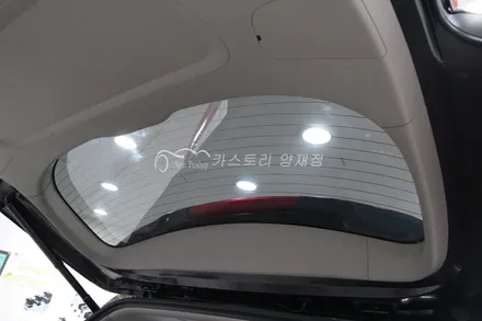 카니발SKC썬팅 시공기 카니발썬팅 전면 측후면 듀얼썬루프썬팅 아이나비 QXD950 블랙박스장착 / 서울 서초구