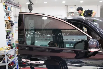 양재동썬팅 쏘렌토 시공기 신차패키지 레이노 크로마썬팅 세라믹유리막코팅 / 서울 서초구