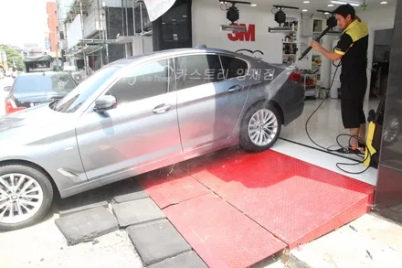 수입차유리막코팅 BMW 520 아쿠아코트 프로 9H 유리막코팅 / 서울 서초구