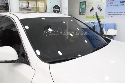 Q50썬팅 시공기 Q50전면썬팅 Q50레이노썬팅 레이노S735% Q50열차단썬팅 / 서울 서초구