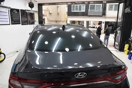 그랜져IG썬팅 레이노썬팅필름 크로마시리즈 R9 아이나비QXD1500블랙박스 장착 레이노양재점 / 서울 서초구