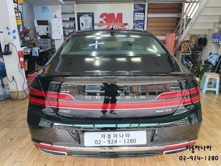 G90 3MCM썬팅작업및 아이나비2채널 블랙박스 QXD3000PRO작업 / 서울 성북구 삼선동4가