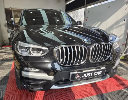 동탄 랩핑, 부담스러운 은빛 크롬을 가려 스포티한 분위기 완성. BMW X3 크롬죽이기. / 화성시 동탄 반송동