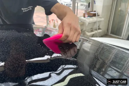동탄루프스킨 포르테쿱 랩핑제거 후 블랙PPF 재시공 / 화성시 동탄 반송동