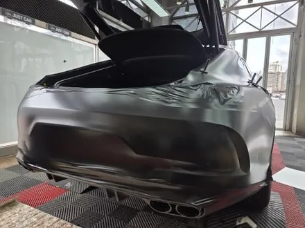 수원 랩핑, 벤츠 GT 43 AMG 랩핑. 사틴 블랙으로 포스 작렬! / 화성시 동탄 반송동