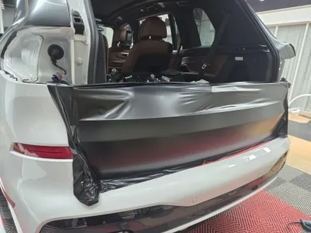화성 랩핑, BMW X7 사틴 블랙! 올블랙이어도 무광이면 확실히 다릅니다. / 화성시 동탄 반송동