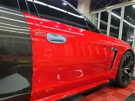 동탄 랩핑 고광택 로쏘 코르사 색상으로 포르쉐 파나메라 gts 감성 대폭발! / 화성시 동탄 반송동